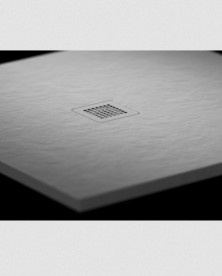 Душевой поддон Ravak Slate Pro 90x90 см литой мрамор серый XA03773O010