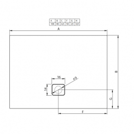 Душовий піддон Riho Basel 404 100x80 см акрил білий DC140050000000S