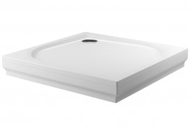 Душовий піддон Riho Kolping DB21 90х90 см литий мармур білий DB2100500000000