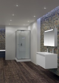 Душовий піддон Riho Kolping DB21 90х90 см литий мармур білий DB2100500000000