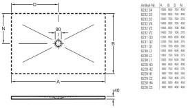 Душовий піддон Villeroy & Boch Subway Infinity 150х80 см санітарна кераміка sinus white 623233VPD2