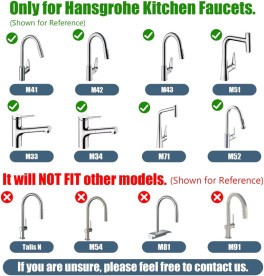 Душовий шланг для кухонного змішувача з висувним виливом Hansgrohe 125 см 95506000