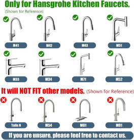 Душевой шланг для кухонного смесителя с выдвижным изливом Hansgrohe 150 см 95507000