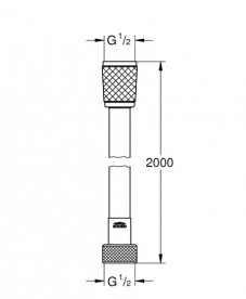 Душовий шланг Grohe Relexaflex 200 см хром 28155002