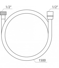 Душовою шланг Ravak SatinFlex пластик сатин X07P176