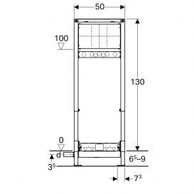 Душевой трап Geberit Duofix с площадкой для монтажа смесителя и выпуском 40 мм 111.581.00.2