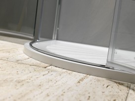 Душовий кутник Kolpa San Atlas TKP 90/K-FROST 90x90 см профіль хром/прозоре скло/Фрост 560840