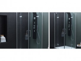 Душовий кутник Kolpa San Taurus TKK 90x90 см профіль хром/прозоре скло 514560