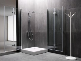 Душевой уголок Kolpa San Terra Flat TKK 90/K 90x90 см профиль хром/прозрачное стекло 508710