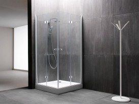 Душевой уголок Kolpa San Terra Flat TKK 90/K 90x90 см профиль хром/прозрачное стекло 508710