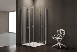 Душовий кутник Kolpa San Terra Flat TKK 100/K 100x100 см профіль хром/прозоре скло 508720