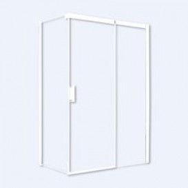 Душовий куточок квадратний Ravak Matrix MSDPS-100/100 R профіль білий скло transparent 0WPAA100Z1