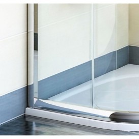 Душевой уголок полукруглый Ravak Blix BLCP4-90 профиль белый стекло grape 3B270100ZG