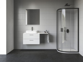 Душевой уголок Ravak Blix II NBLCP4-90 профиль черный стекло transparent 3BM70300Z1