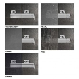 Душевой уголок Ravak Supernova SKCP4-90 полукруглый белый профиль полистирол pearl 3117010011