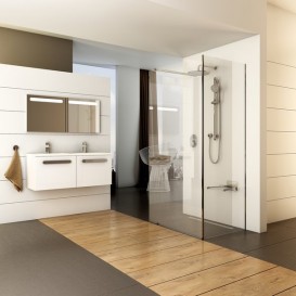 Душовий куточок Ravak Walk In Corner-120/80 профіль чорний скло transparent GW1CG4300Z1