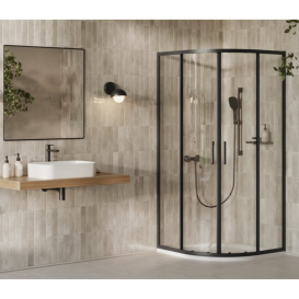 Душевой уголок Ravak X-Point Slim XPSCP4- 90 90х90 см профиль черный стекло transparent X3B27030FZ1C