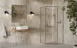 Душовий куточок Ravak X-Point Slim XPSHP3-100 профіль полірований алюмінієвий скло transparent X335A0C0FZ1