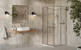 Душевой уголок Ravak X-Point Slim XPSRV2-100 профиль полированный алюминий стекло transparent X14VA0C0FZ1