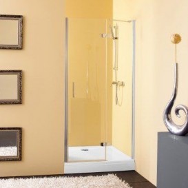 Душевые двери Kolpa-San Taurus TV/S 90/K-L левая 90х200 см профиль хром/прозрачное стекло 514580