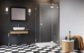 Душові двері Radaway Essenza Pro White KDJ 120 правосторонні білий/прозоре скло 10097120-04-01R