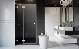 Душові двері Radaway Essenza Pro White DWJ 90 лівобічні білий/прозоре скло 10099090-04-01L