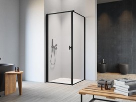 Душові двері Radaway Nes Black KDJ I Frame 90 лівобічні чорний/скло Frame 10022090-54-56L