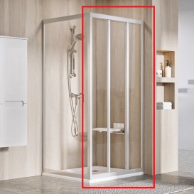 Душевые двери Ravak ASDP3-120 раздвижные трехэлементные профиль сатин/стекло grape 00VG0U02ZG