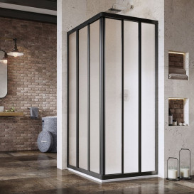 Душевые двери Ravak Supernova ASRV3 90х198 см профиль черный/стекло Grape 15V703R2ZG