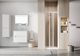 Душевые двери Ravak Supernova SDZ2 70х195 см профиль белый/прозрачное стекло 01V101O2Z1