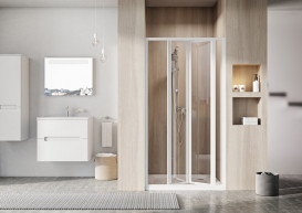 Душевые двери Ravak Supernova SDZ3 100х195 см профиль белый/прозрачное стекло 02VA01O2Z1