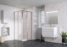 Душевые двери Ravak Supernova SRV2-S 75х195 см профиль сатин/прозрачное стекло 14V30UO2Z1