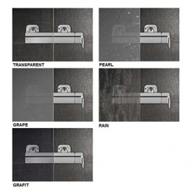 Дверь душевая двухэлементная Ravak SmartLine SMSD2-120 B-L профиль хром стекло transparent 0SLGBA00Z1