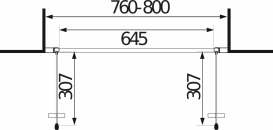 Двері душова Jika Lyra Plus 80 см білий профіль смугасте скло H2563810006651