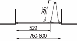 Дверь душевая Jika Lyra Plus 80 см белый профиль полосатое стекло H2553810006651