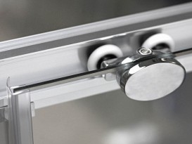 Двері душова Koller Pool Liga Line LLD2 / 1000 профіль Brillant скло Transparent 556-1000KP0-00-02