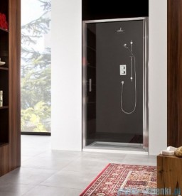 Двері душова одностулкова Roca Town 80х195 профіль алюміній хром прозоре скло AMP170801M