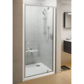 Дверь душевая поворотная Ravak Pivot PDOP1-80 белый профиль стекло transparent 03G40101Z1