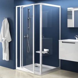 Двері душова поворотна Ravak Supernova SDOP-90 білий профіль скло transparent 03V70100Z1
