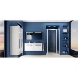 Дверь душевая поворотная Ravak Supernova SDOP-100 белый профиль стекло transparent 03VA0100Z1