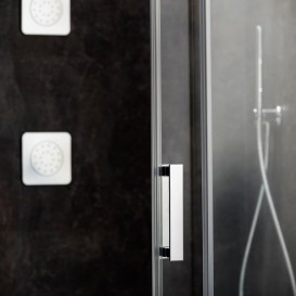 Дверь душевая прямоугольная Ravak Matrix MSD2-100 L профиль сатин стекло transparent 0WLA0U00Z1