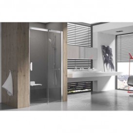 Двері душова Ravak Matrix MSD2-110 R профіль сатин скло transparent 0WPD0U00Z1