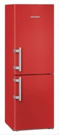 Двокамерний холодильник Liebherr CNfr 4335 Comfort NoFrost сталь червоний CNfr 4335-21 001