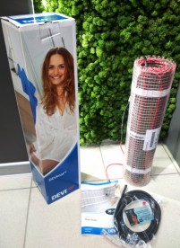 Двухжильный нагревательный мат Devi DEVIcomfort 150T 7 м.кв (0.5х14) 83030580