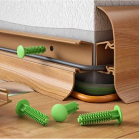 Дюбеля для монтажу плінтуса Salag 40 шт/уп NG0C00