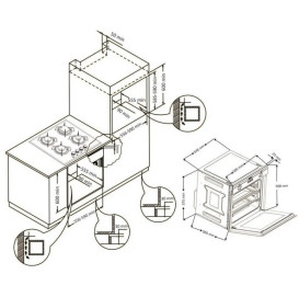 Электрический духовой шкаф Granado GEO 61-0200 нержавеющая сталь GEO26102007