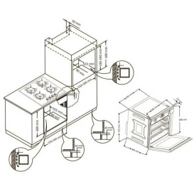 Электрический духовой шкаф Granado GEO 62-0200 white glass GEO26202001