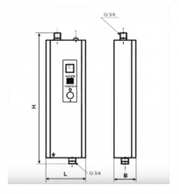 Электрический котел Hot-Well Elektra LUX 30/380 без насоса одноконтурный 992571108