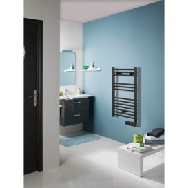 Електрична сушка для рушників Atlantic 2012 798х400х100 мм 300 Вт сталь антрацит 2236PS