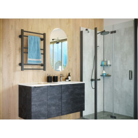 Електрична сушка для рушників Atlantic Dalia 720х500х105 мм 100 Вт сталь чорний 120422